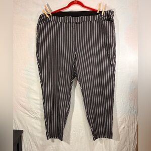 Lane Bryant Navy Blue Pinstripe Dress Pants Women’s size 28